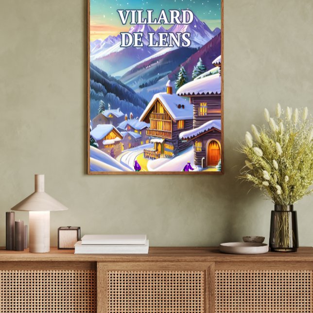 Poster Villard de Lens : Élégance Alpine dans un Écrin  (Criador carregado)