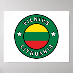 Poster Vilnius Lituânia