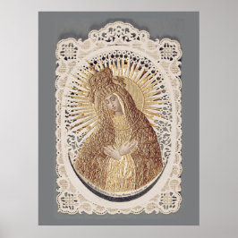 Poster Vilnius Madonna na Prayer ... belas artes