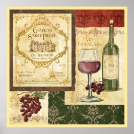Pôster Vin Francais