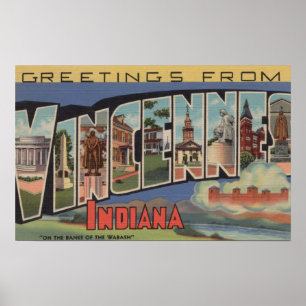 Pôster Vincennes, Indiana - grandes cenas da letra