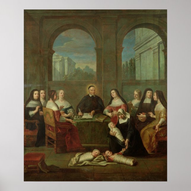 Pôster Vincent de Paul e as Irmãs da Caridade (Frente)