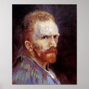 Pôster Vincent Van Gogh - 1887 Self Portrait Painting