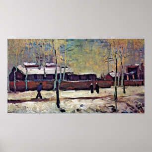 Pôster Vincent Van Gogh - A Antiga Estação Em Eindhoven