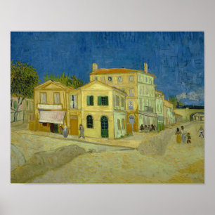 Poster Vincent van Gogh - A Casa Amarela ("A Rua")