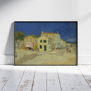 Poster Vincent Van Gogh, A Casa Amarela, A Rua