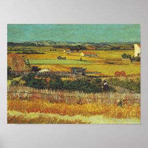 Poster Vincent van Gogh - A colheita