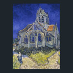 Poster VINCENT VAN GOGH - A igreja em Auvers 1890<br><div class="desc">VINCENT VAN GOGH - A igreja em Auvers 1890 Oil on canvas; reprodução</div>