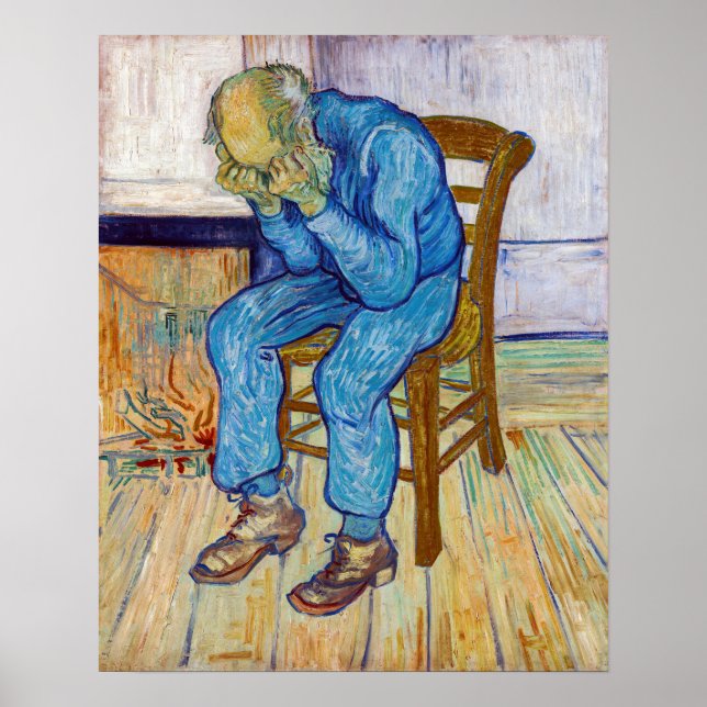 Poster Vincent van Gogh - À Porta da Eternidade (Frente)
