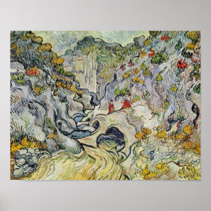 Pôster Vincent van Gogh a ravina do Peyroulets