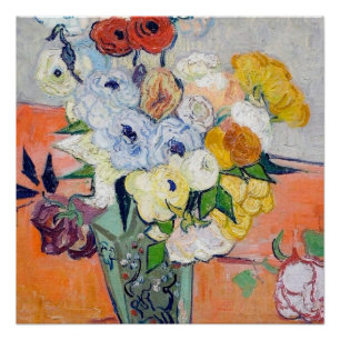 Pôster Vincent Van Gogh - A Vida Estática - Vaso Japonê