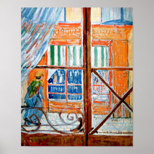 Poster Vincent Van Gogh - Açougue Visto por uma Janela