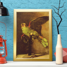 Vincent van Gogh - Ainda vive com papagaio verde