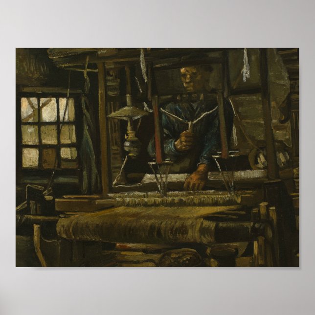 Poster Vincent van Gogh - Algodão de Weaver (Frente)