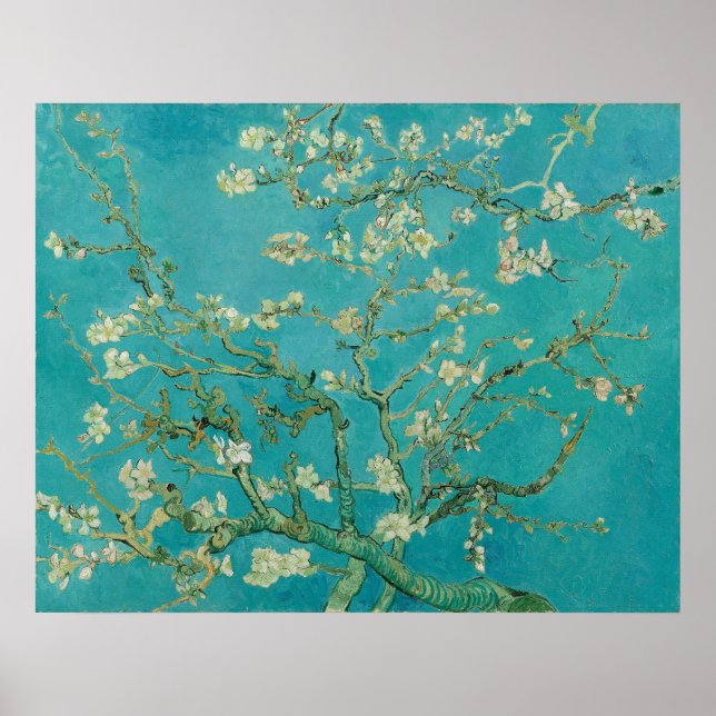 Poster Vincent van Gogh Almond Blossoms (Frente)