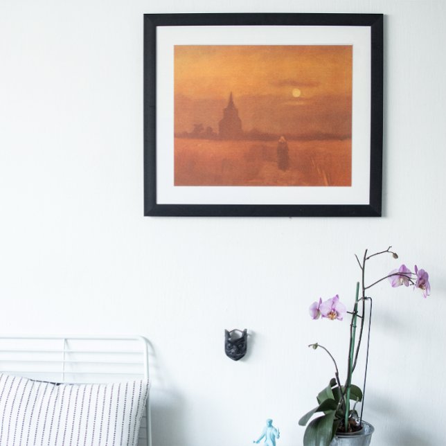 Pôster Vincent van Gogh - Antiga Torre nos Campos (Criador carregado)