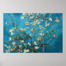 Vincent van Gogh, árvore de amendoeira em flor. Vi