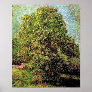 Poster Vincent Van Gogh - Árvore De Castanha Em Flor