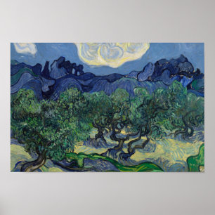 Pôster Vincent van Gogh - As Oliveiras