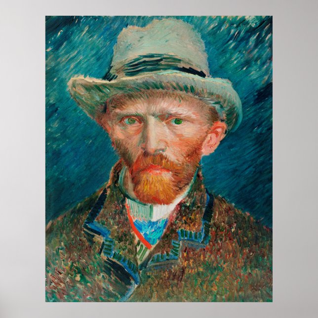 Poster Vincent Van Gogh autorretrato (Frente)