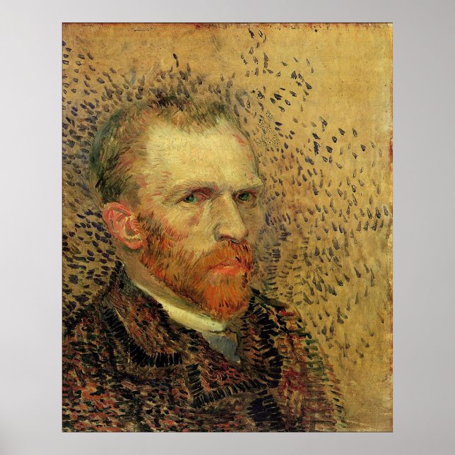 Poster Vincent Van Gogh autorretrato (Frente)