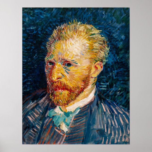 Poster Vincent Van Gogh - Autorretrato (Frente)