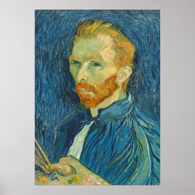 Poster Vincent van Gogh | Autorretrato, 1889 (Frente)