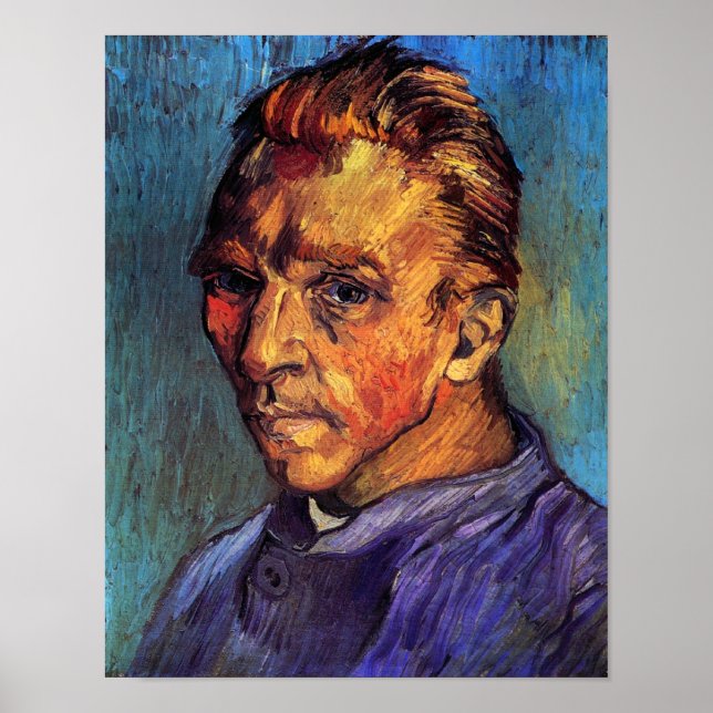Poster Vincent Van Gogh - Autorretrato Sem Barba (Frente)