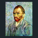 Poster Vincent Van Gogh - Autorretrato Verde Arte Fino<br><div class="desc">Este famoso autorretrato mostra o estilo de pinceladas enérgicas e giratórias pelo qual Van Gogh se tornou tão conhecido e pode ter sido o último autorretrato que ele pintou antes de sua morte.</div>