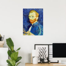Vincent van Gogh Autorretrato, Vintage Fine Art