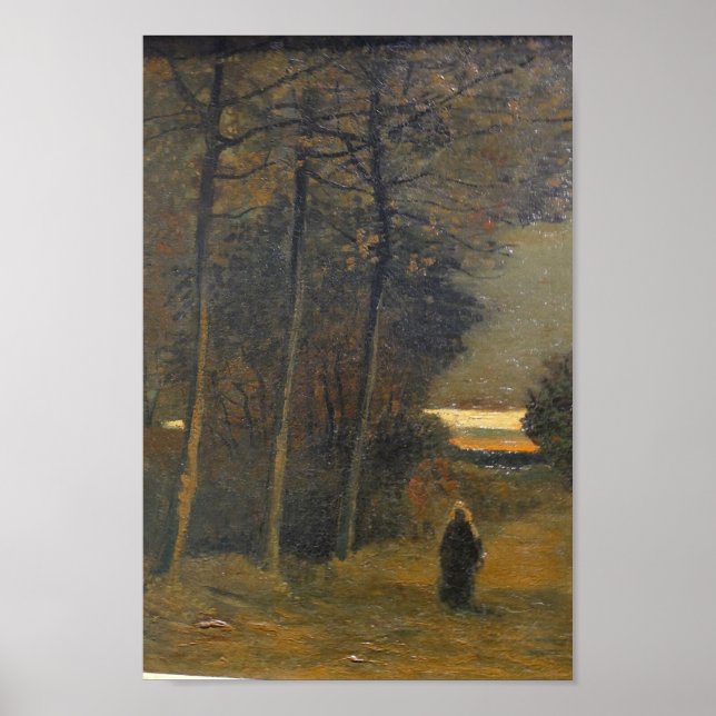 Poster Vincent van Gogh Autumn Landscape (Painting) (Frente)