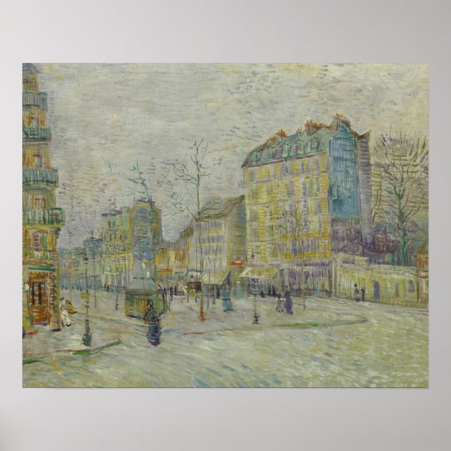Pôster Vincent van Gogh - Boulevard de Clichy (Frente)