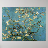 Vincent van Gogh Branches com Almond Blossom