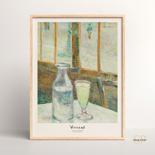 Poster Vincent van Gogh Café Mesa com Absinthe Fine Art
