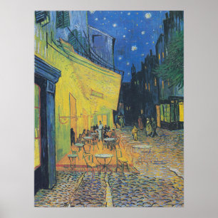 Poster Vincent van Gogh Café Terrace à Noite