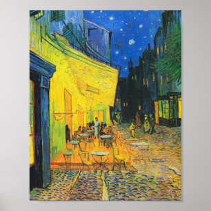 Poster Vincent Van Gogh Cafe Terrace À Noite, Belas Arte
