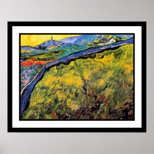 Pôster Vincent Van Gogh - Campo De Trigo Primavera