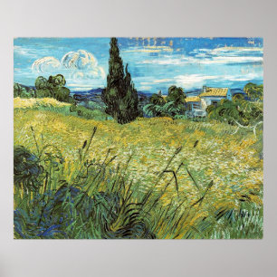 Poster Vincent van Gogh, Campo de Trigo Verde