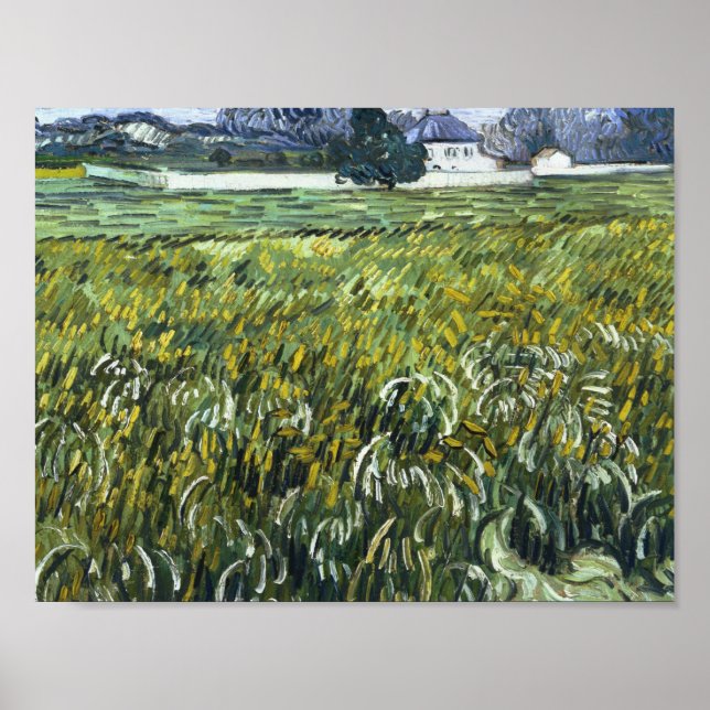 Pôster Vincent van Gogh - Casa em Auvers (Frente)