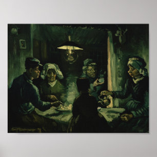 Pôster Vincent van Gogh - comedores da batata