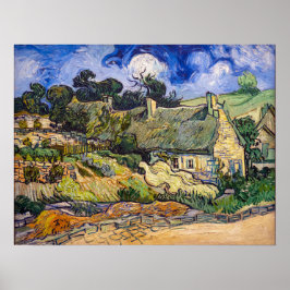 Poster Vincent Van Gogh - Cottages achados em Cordeville