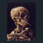 Pôster Vincent Van Gogh - Crânio com Cigarro queimado<br><div class="desc">Vincent Van Gogh - Crânio com Cigarro queimado</div>