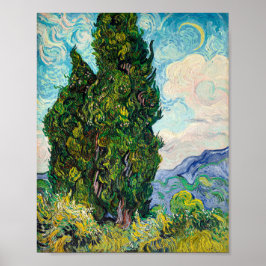 Poster Vincent Van Gogh Cyprestes Fine Art
