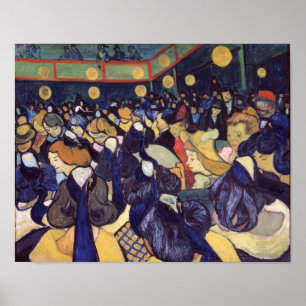 Poster Vincent Van Gogh - Dança Hall Em Arles