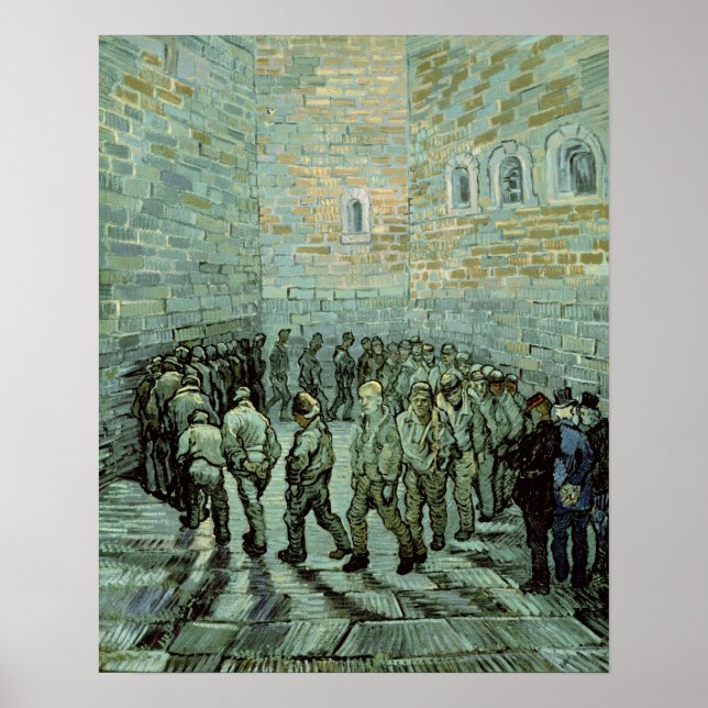 Poster Vincent van Gogh | Estaleiro De Exercício (Frente)