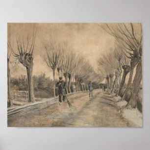Poster Vincent van Gogh - Estrada em Etten