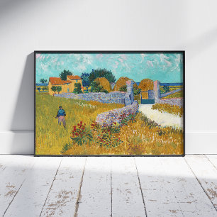 Poster Vincent Van Gogh, Farmhouse in Provence