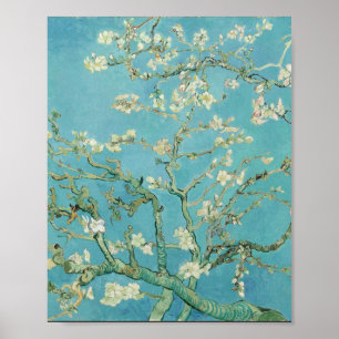 Poster Vincent van Gogh - Flor de amêndoa