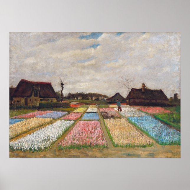 Poster Vincent van Gogh - Flores na Holanda (Frente)