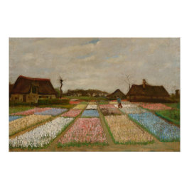 Pôster Vincent van Gogh  Flower Beds in Holland, c. 1883